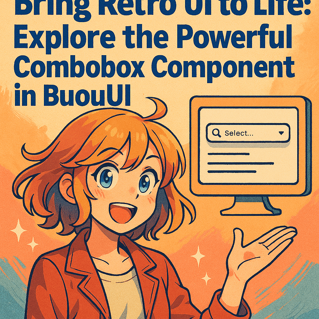 Bring Retro UI to Life - Explore the Powerful Combobox Component in BuouUI
